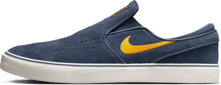 Men's Nike SB Janoski+ Slip Skate Shoes in Blue | FN5893-401