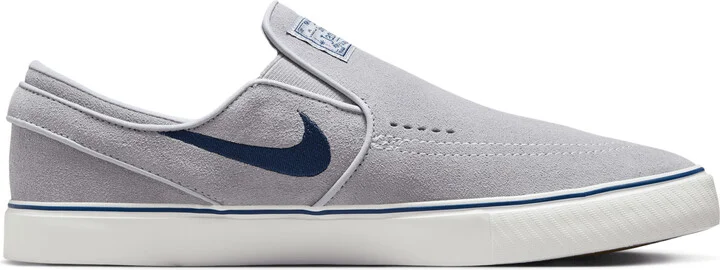 Men's Nike SB Janoski+ Slip Skate Shoes in Grey | FN5893-002 - Image 3