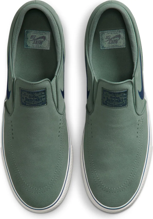 Men's Nike SB Janoski+ Slip Skate Shoes in Grey | FN5893-300 - Image 4
