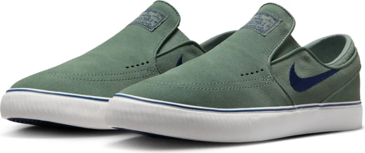 Men's Nike SB Janoski+ Slip Skate Shoes in Grey | FN5893-300 - Image 5