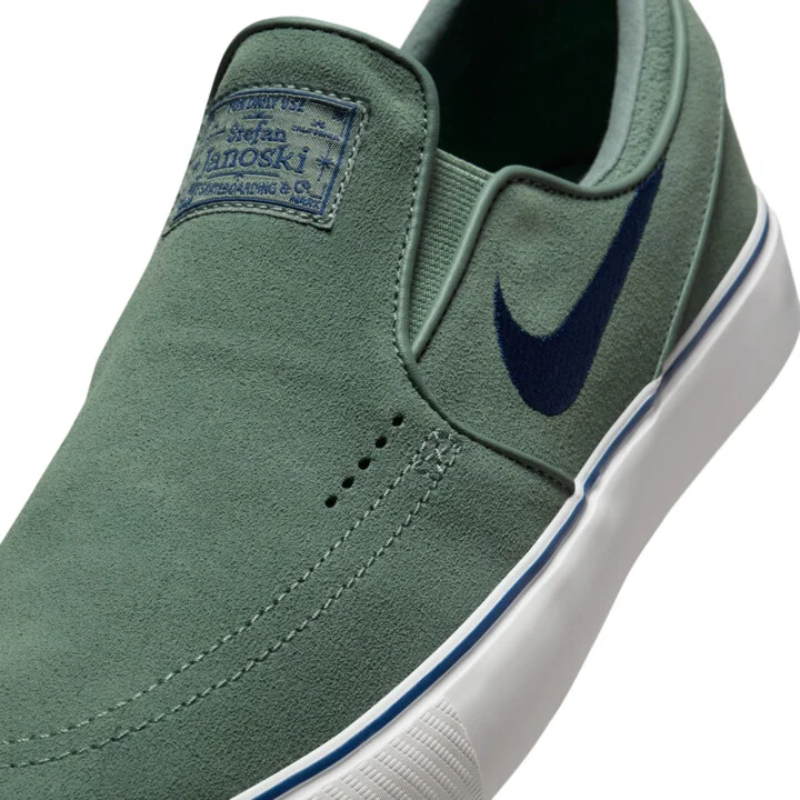 Men's Nike SB Janoski+ Slip Skate Shoes in Grey | FN5893-300 - Image 7
