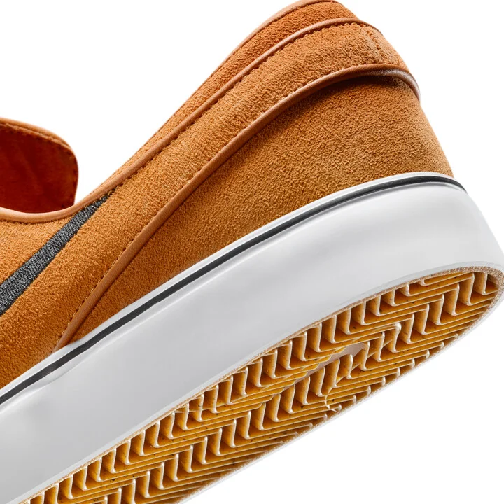 Men's Nike SB Janoski+ Slip Skate Shoes in Orange | FN5893-800 - Image 8