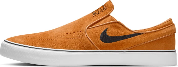 Men's Nike SB Janoski+ Slip Skate Shoes in Orange | FN5893-800