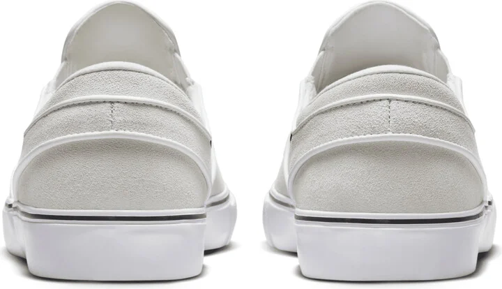 Men's Nike SB Janoski+ Slip Skate Shoes in White | FN5893-100 - Image 6