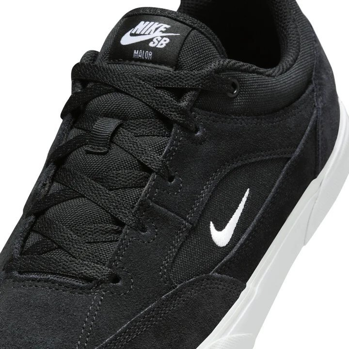 Men's Nike SB Malor Shoes in Black | FV6064-001 - Image 7