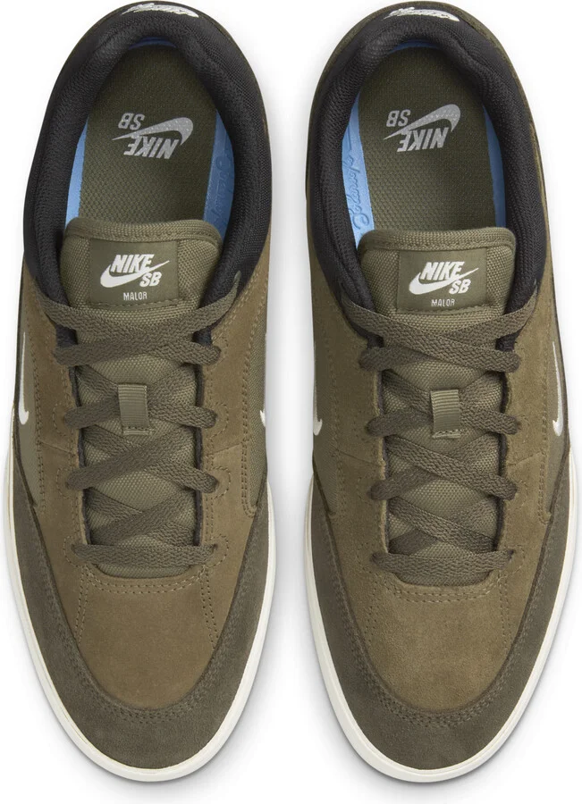 Men's Nike SB Malor Shoes in Green | FV6064-200 - Image 4