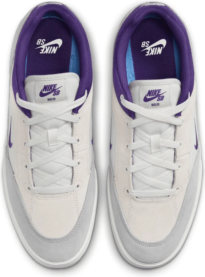 Men's Nike SB Malor Shoes in Grey | FV6064-006 - Image 4