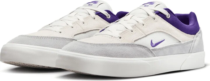 Men's Nike SB Malor Shoes in Grey | FV6064-006 - Image 5