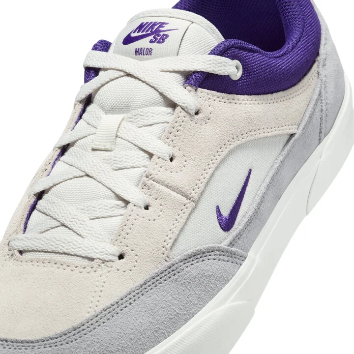 Men's Nike SB Malor Shoes in Grey | FV6064-006 - Image 7