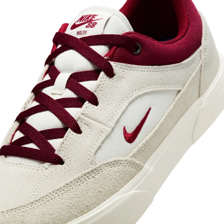 Men's Nike SB Malor Shoes in White | FV6064-102 - Image 7