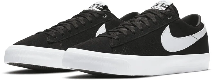 Men's Nike SB Zoom Blazer Low Pro GT Skate Shoes in Black | DC7695-002 - Image 5