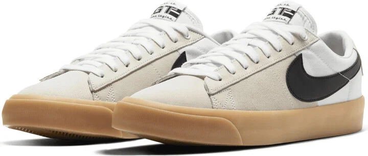 Men's Nike SB Zoom Blazer Low Pro GT Skate Shoes in White | DC7695-100 - Image 5