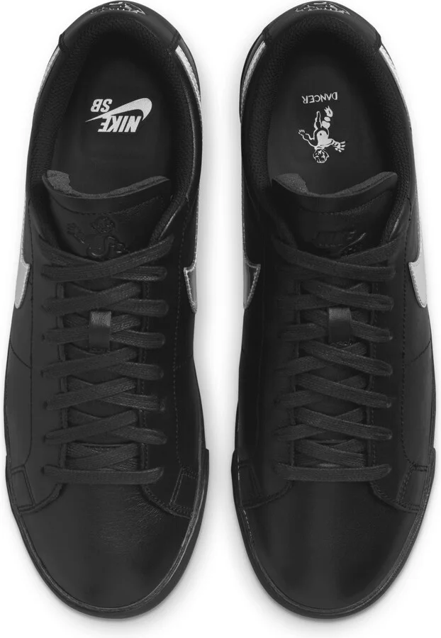 Men's Nike SB Zoom Blazer Low x Dancer Skateboards Shoes in Black | HJ6703-001 - Image 4