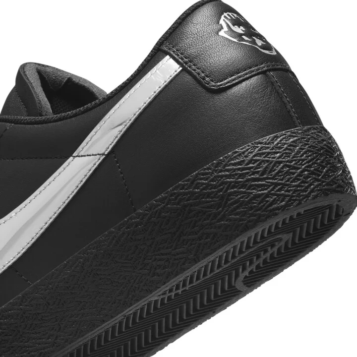 Men's Nike SB Zoom Blazer Low x Dancer Skateboards Shoes in Black | HJ6703-001 - Image 8