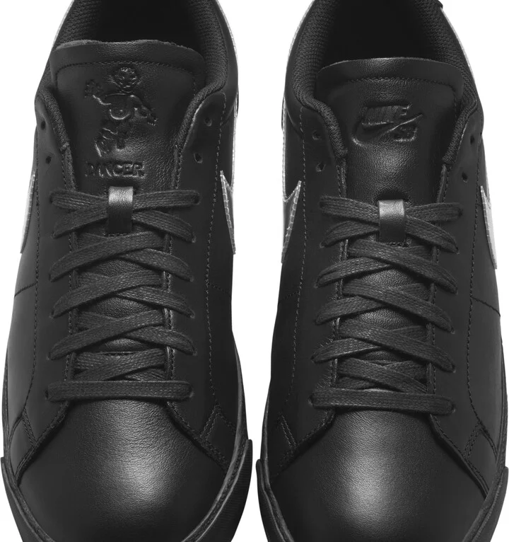 Men's Nike SB Zoom Blazer Low x Dancer Skateboards Shoes in Black | HJ6703-001 - Image 9