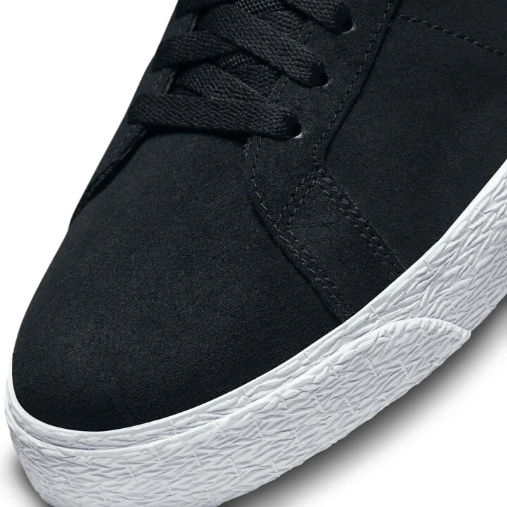 Men's Nike SB Zoom Blazer Mid Skate Shoes in Black | 864349-002 - Image 8