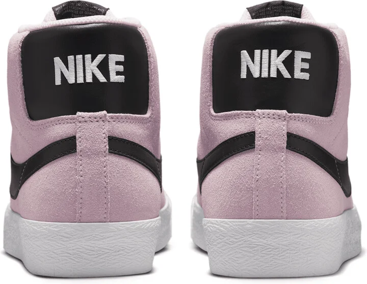 Men's Nike SB Zoom Blazer Mid Skate Shoes in Pink | FD0731-601 - Image 6
