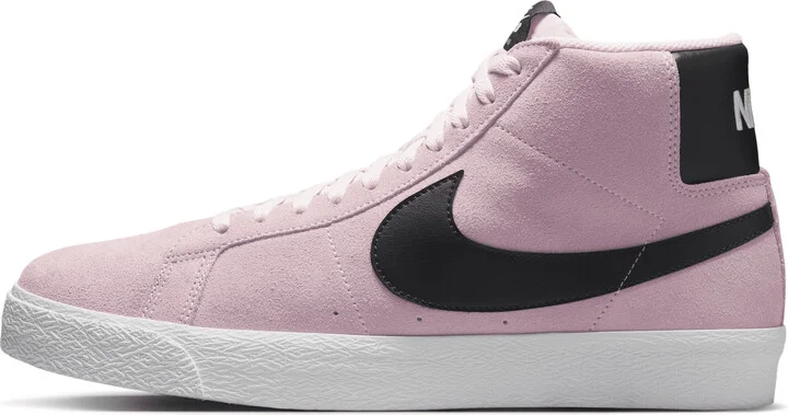 Men's Nike SB Zoom Blazer Mid Skate Shoes in Pink | FD0731-601