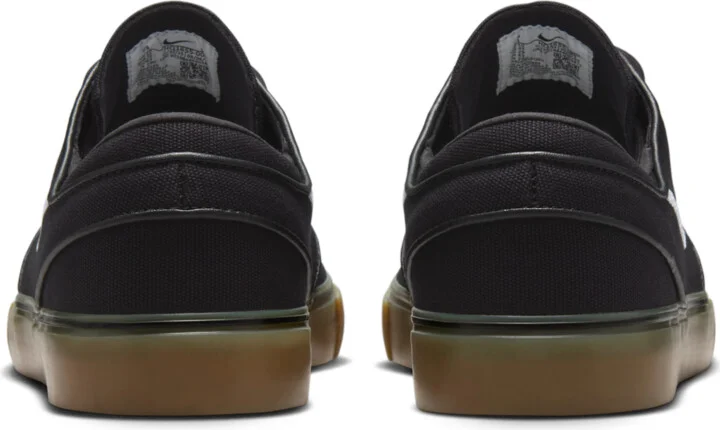 Men's Nike SB Zoom Janoski OG+ Canvas Skate Shoes in Black | HQ1655-001 - Image 6