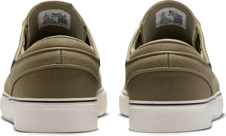 Men's Nike SB Zoom Janoski OG+ Canvas Skate Shoes in Brown | HQ1655-201 - Image 6