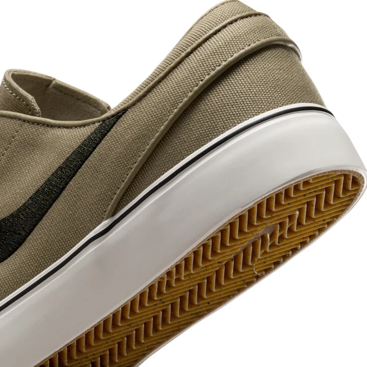Men's Nike SB Zoom Janoski OG+ Canvas Skate Shoes in Brown | HQ1655-201 - Image 8