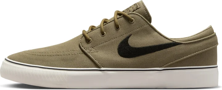 Men's Nike SB Zoom Janoski OG+ Canvas Skate Shoes in Brown | HQ1655-201