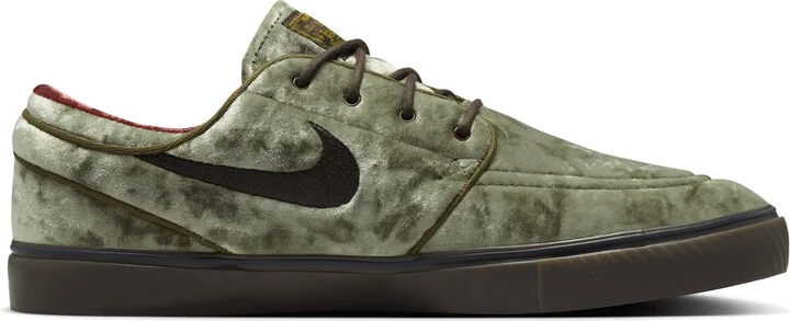 Men's Nike SB Zoom Janoski OG+ SE Skate Shoes in Green | FZ1302-200 - Image 3