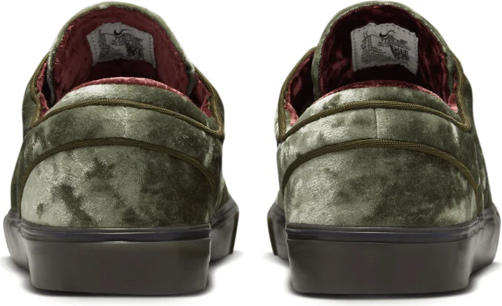 Men's Nike SB Zoom Janoski OG+ SE Skate Shoes in Green | FZ1302-200 - Image 6
