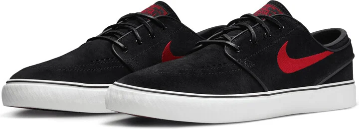 Men's Nike SB Zoom Janoski OG+ Skate Shoes in Black | FD6757-002 - Image 5
