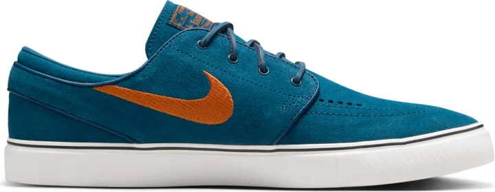 Men's Nike SB Zoom Janoski OG+ Skate Shoes in Blue | FD6757-401 - Image 3