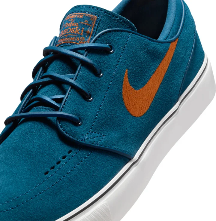 Men's Nike SB Zoom Janoski OG+ Skate Shoes in Blue | FD6757-401 - Image 7