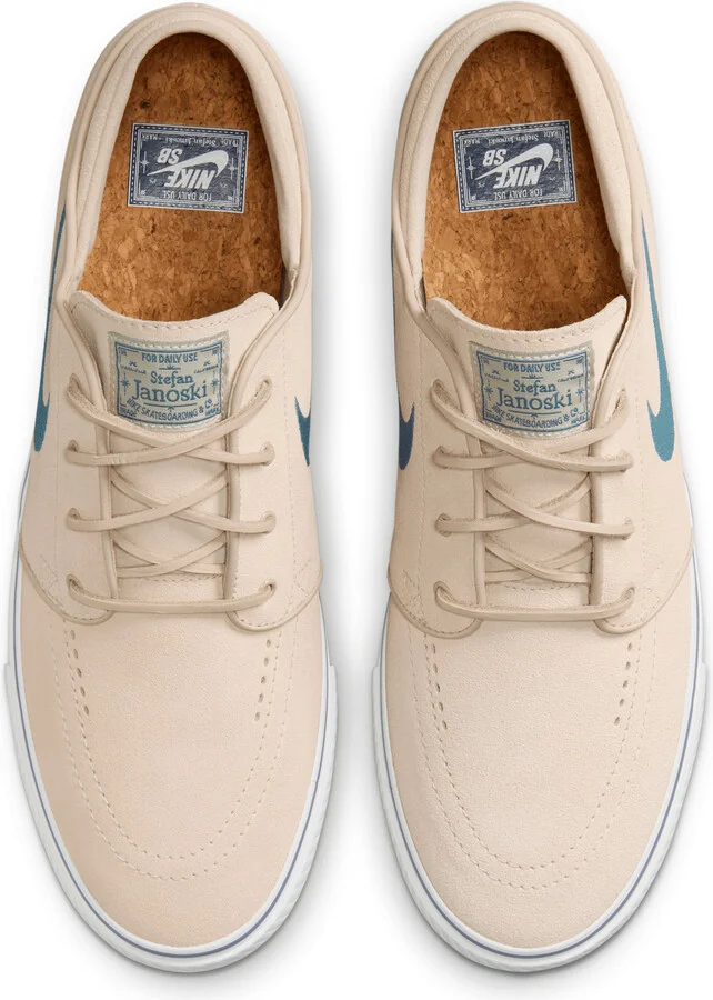 Men's Nike SB Zoom Janoski OG+ Skate Shoes in Brown | FD6757-101 - Image 4