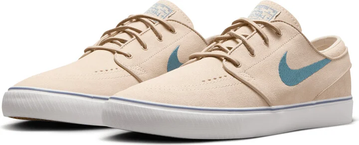 Men's Nike SB Zoom Janoski OG+ Skate Shoes in Brown | FD6757-101 - Image 5