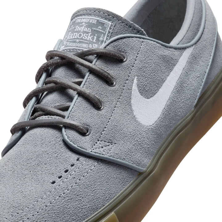 Men's Nike SB Zoom Janoski OG+ Skate Shoes in Grey | FD6757-003 - Image 7