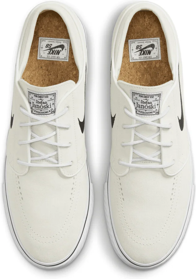 Men's Nike SB Zoom Janoski OG+ Skate Shoes in White | FD6757-100 - Image 4
