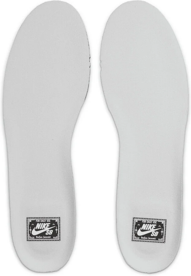 Men's Nike SB Zoom Janoski OG+ Skate Shoes in White | FD6757-100 - Image 9