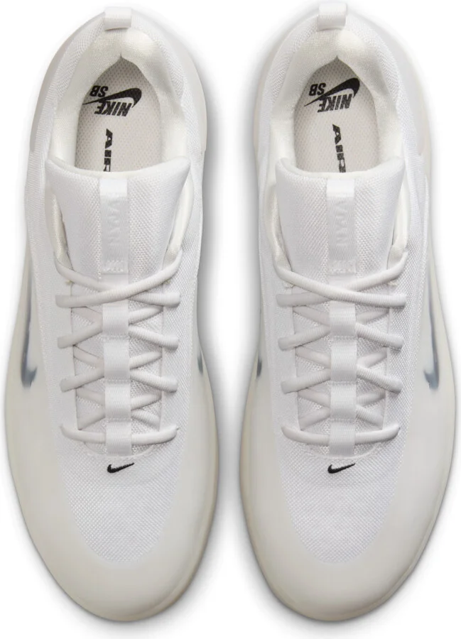 Men's Nike SB Zoom Nyjah 4 Skate Shoes in White | FQ1273-100 - Image 4