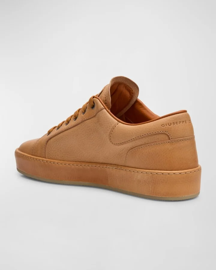 Men's Norbel Leather Low-Top Sneakers - Image 8