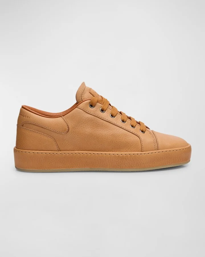 Men's Norbel Leather Low-Top Sneakers