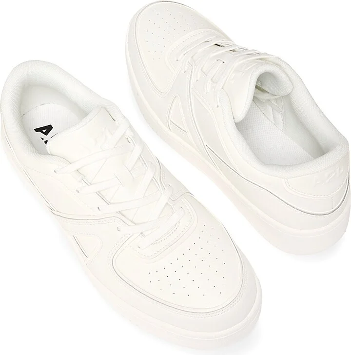 Men's Nostalgia 87 Leather Sneakers - Ivory - Size 7 - Image 4