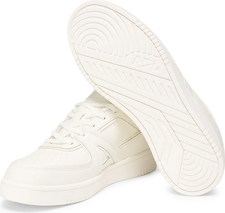 Men's Nostalgia 87 Leather Sneakers - Ivory - Size 7 - Image 6
