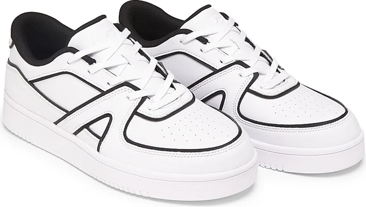 Men's Nostalgia 87 Leather Sneakers - Ivory - Size 7 - Image 7