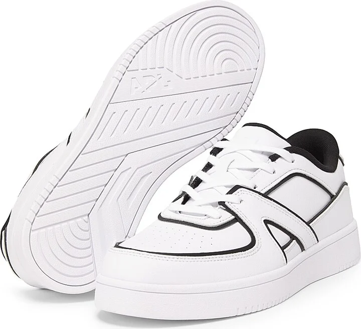 Men's Nostalgia 87 Leather Sneakers - Ivory - Size 7 - Image 11