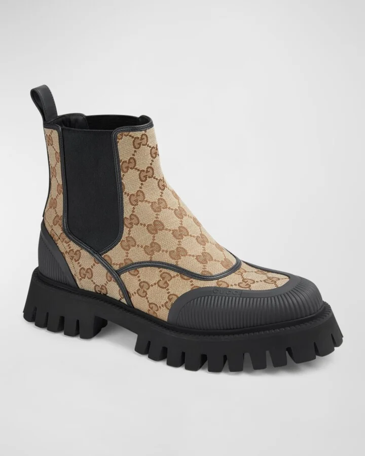 Men's Novo GG Canvas Chelsea Boots - Image 2