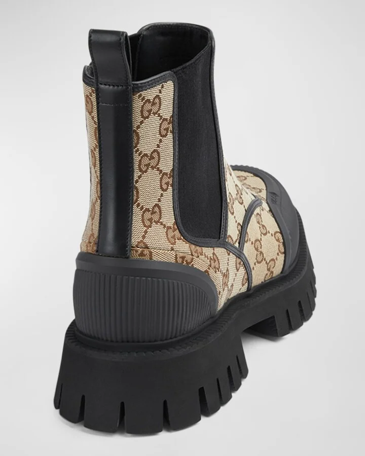 Men's Novo GG Canvas Chelsea Boots - Image 3