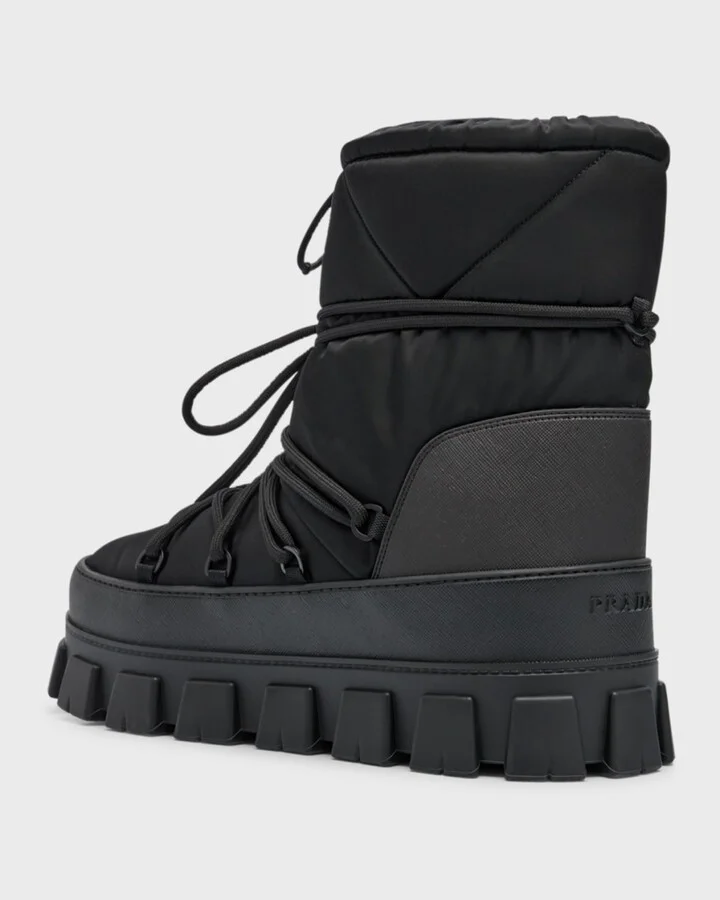 Men's Nylon Gabardine Apres Ski Boots - Image 2