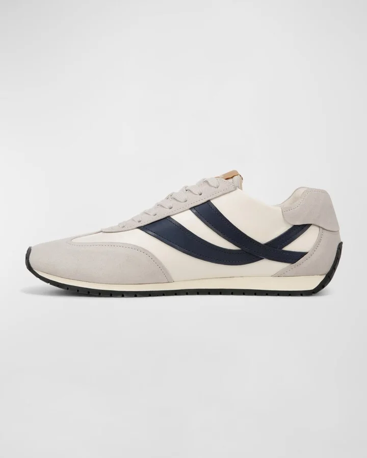 Men's Oasis Leather Runner Sneakers - Image 4