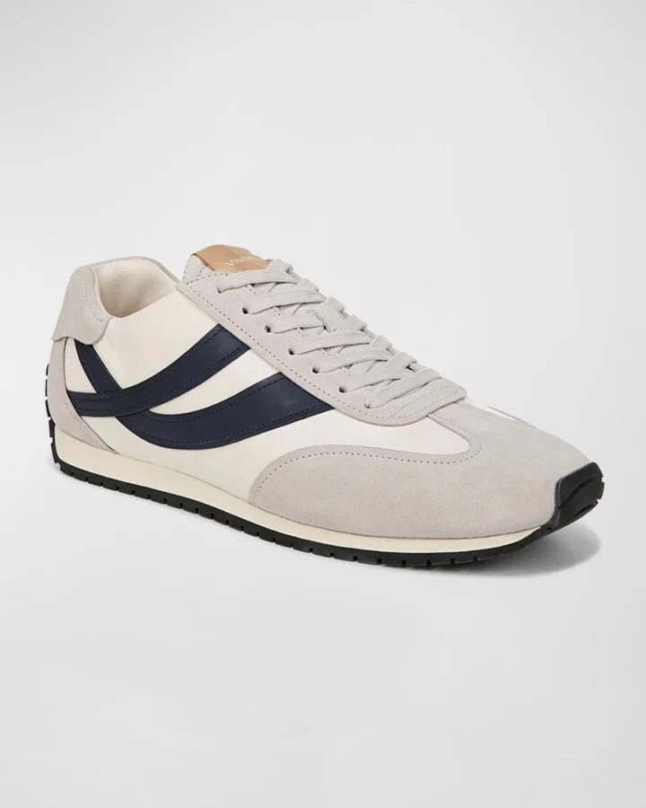 Men's Oasis Leather Runner Sneakers - Image 5