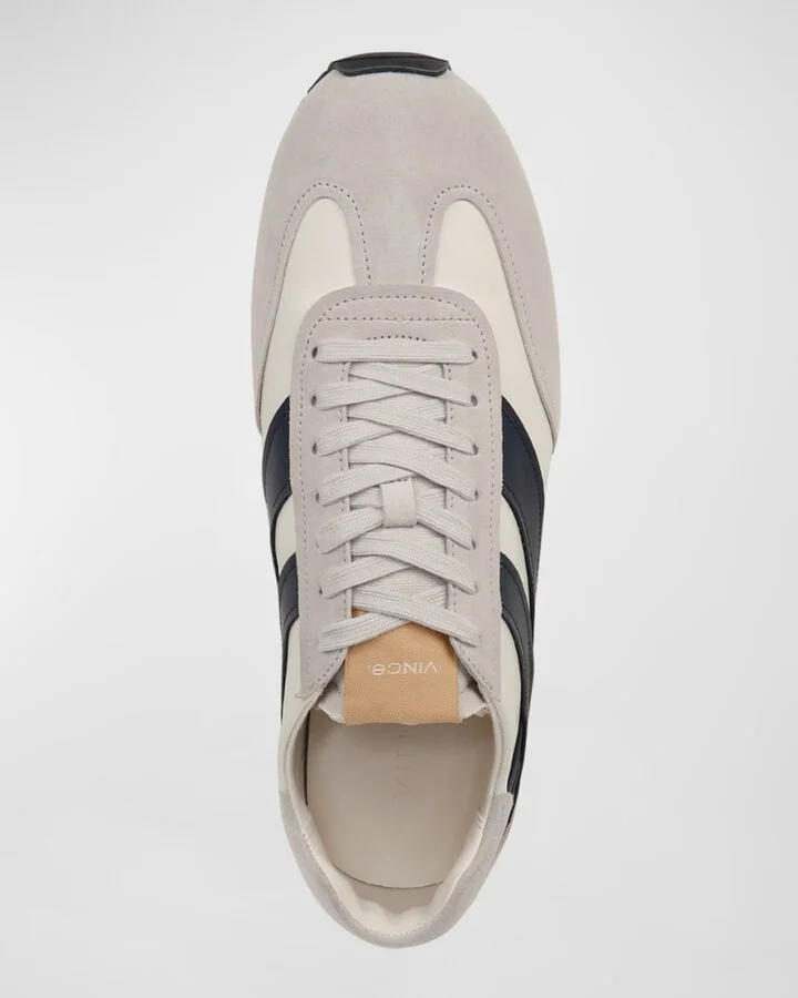 Men's Oasis Leather Runner Sneakers - Image 8