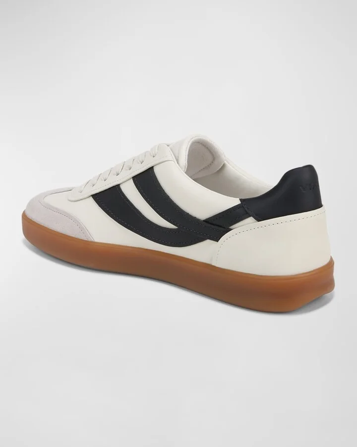 Men's Oasis-M Leather Low-Top Sneakers - Image 7